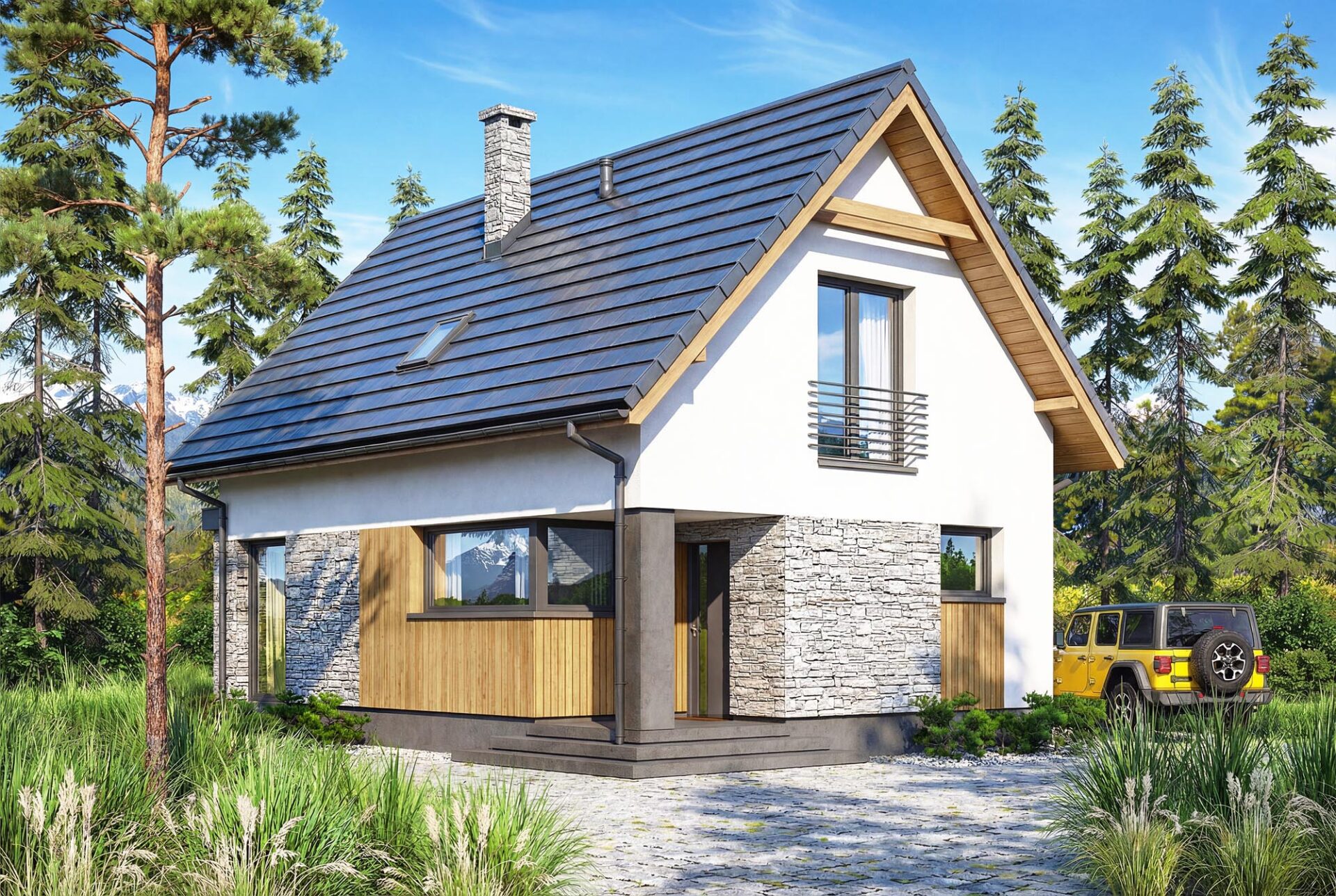 Carino modern - odbicie lustrzane